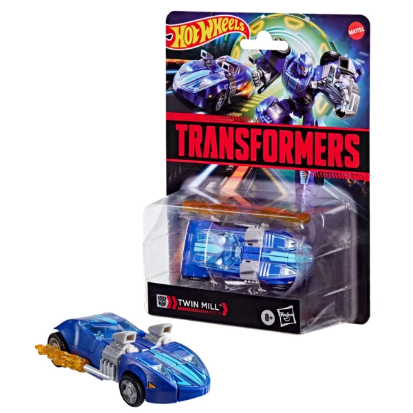 TRANSFORMERS COLLABORATIVE HOT WHEELS X TWIN MILL ΜΕΤΑΤΡΕΠΟΜΕΝΗ ΦΙΓΟΥΡΑ ΔΡΑΣΗΣ 