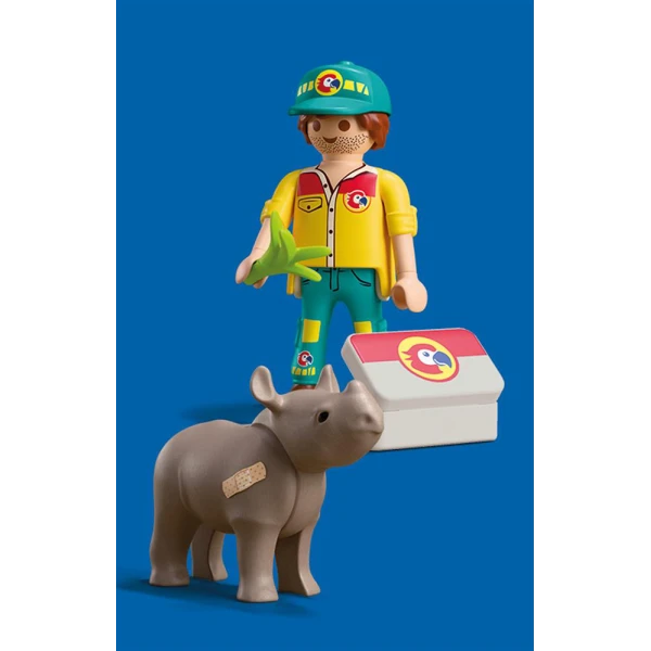 PLAYMOBIL DUOPACK RANGER WITH RHINO