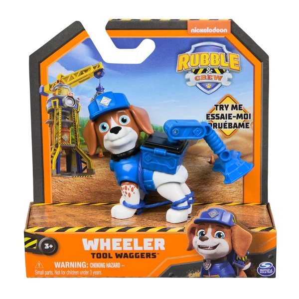 PAW PATROL RUBBLE & CREW ΜΙΝΙ ΚΟΥΤΑΒΙΑ ΔΡΑΣΗΣ TOOL WAGGERS - 4 ΣΧΕΔΙΑ