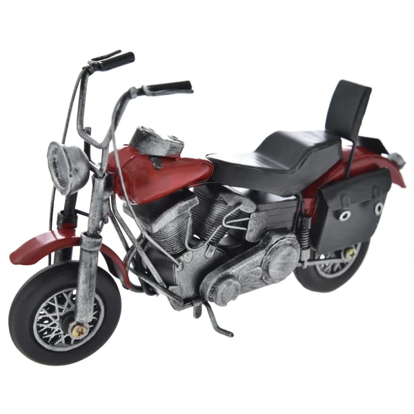  METAL DECO MOTORBIKE 26X11 CM