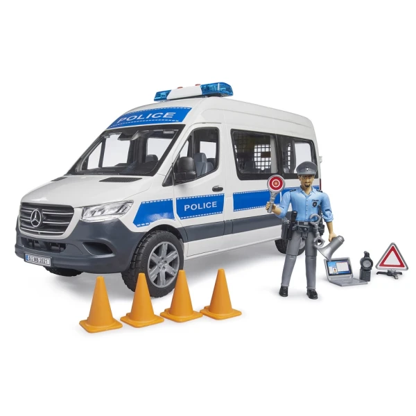 BRUDER ΑΣΤΥΝΟΜΙΚΟ MERCEDES BENZ SPRINTER ΜΕ ΑΣΤΥΝΟΜΟ