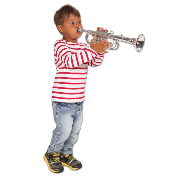 BONTEMPI SILVER TRUMPET 42 cm WITH 4 NOTES