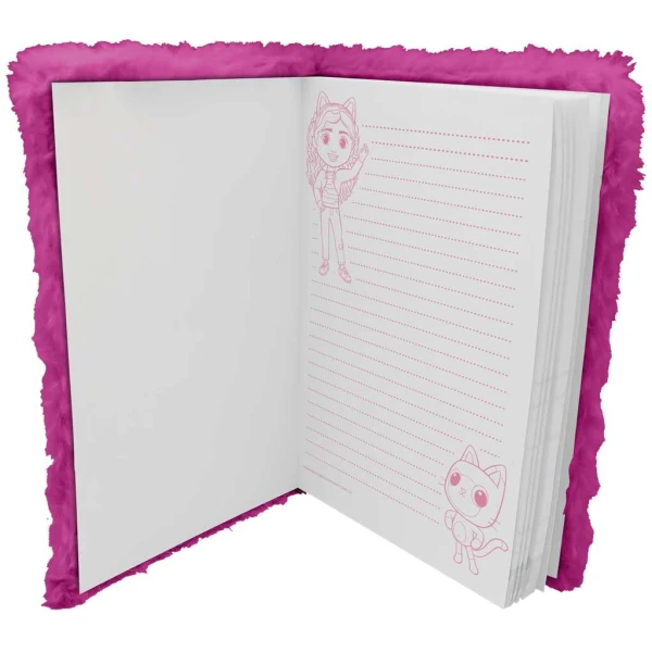 PLUSH NOTEBOOK A5 GABBY\'S DOLLHOUSE