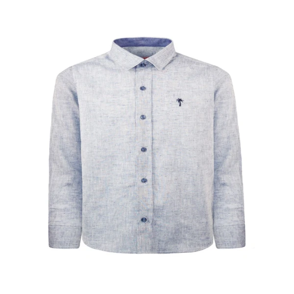 ENERGIERS LINEN SHIRT NAVY