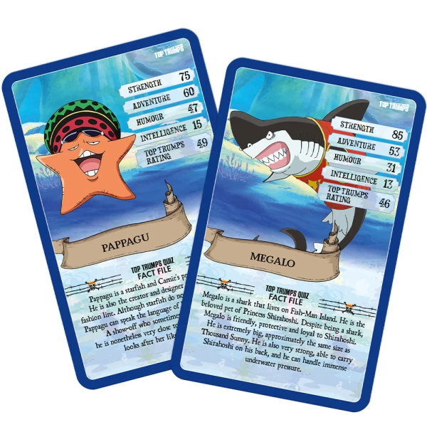 WINNING MOVES TOP TRUMPS SPECIALS CARD GAME ONE PIECE