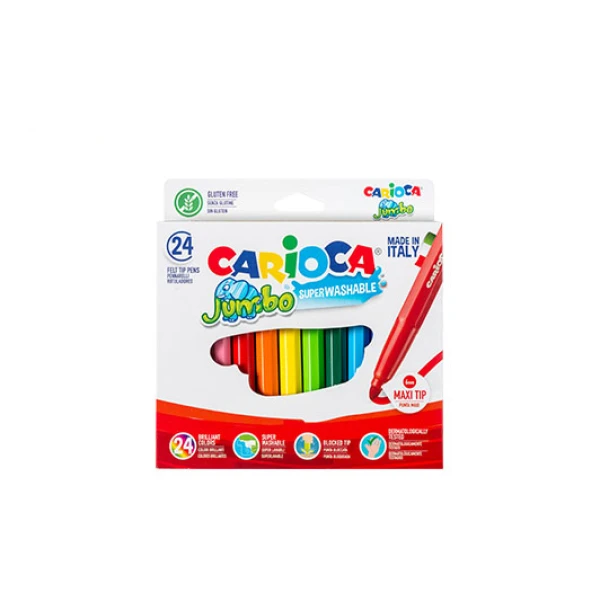 CARIOCA JUMBO MARKERS 24 TEM
