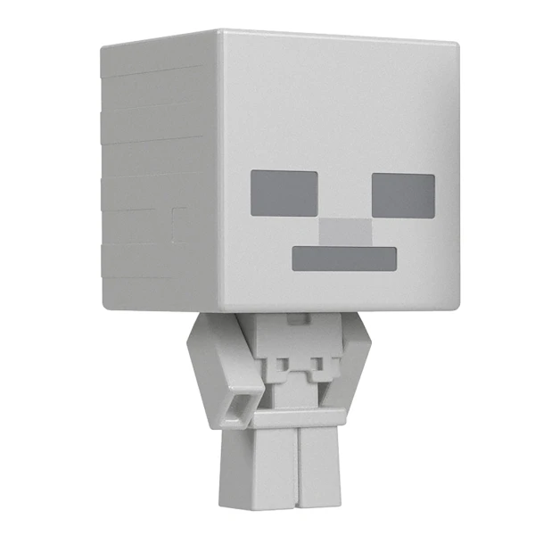 MINECRAFT MOB HEAD MINI FIGURE - GREY 