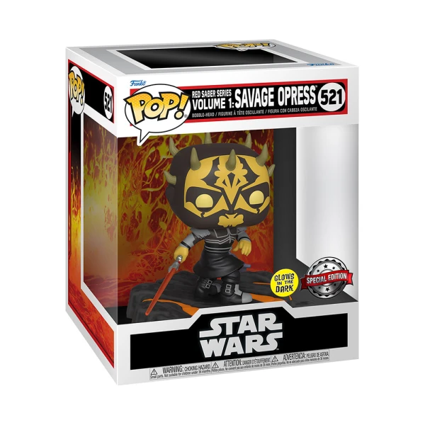 FUNKO POP! DELUXE DISNEY STAR WARS SITH-RED SABER SERIES VOL.1 ΦΙΓΟΥΡΑ ΒΙΝΥΛΙΟΥ SAVAGE OPRESS 521