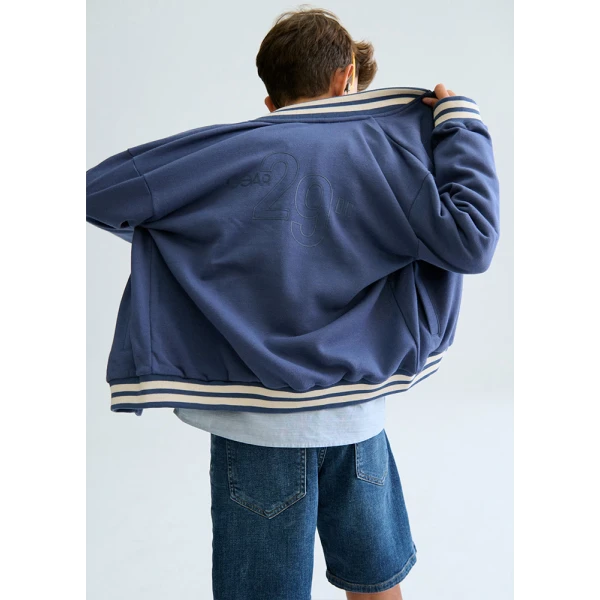 MAYORAL CARDIGAN BASEBALL DARK BLUE