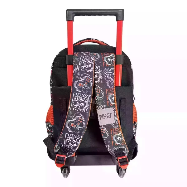 MUST TEAM ΤΣΑΝΤΑ TROLLEY ΔΗΜΟΤΙΚΟΥ 34Χ20Χ44 εκ. 3 ΘΗΚΕΣ - GAMER