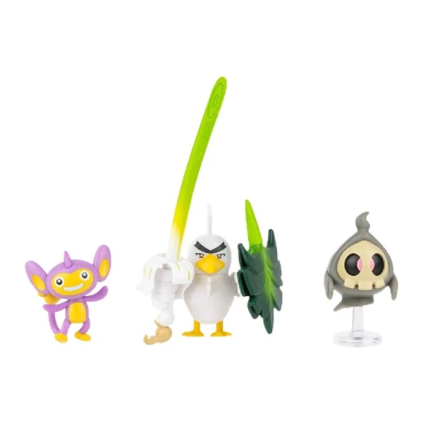 POKEMON ΦΙΓΟΥΡΕΣ W25 DUSKULL-AIPOM-SIRFETCH\'D