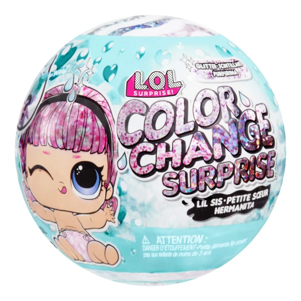 L.O.L. SURPRISE! GLITTER COLOR CHANGE ΚΟΥΚΛΑ ΑΔΕΡΦΟΥΛΑ