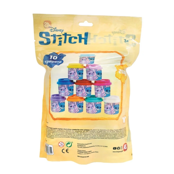 AS SET 10 DOUGH JARS IN BAG STITCH