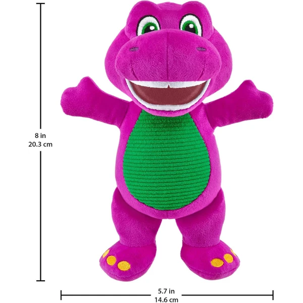 FISHER PRICE BARNEY\'S WORLD PLUSH 20 cm DINOSAUR PINK
