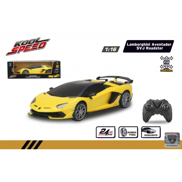 LICENSING CARS ΤΗΛΕΚΑΤΕΥΘΥΝΟΜΕΝΟ ΑΥΤΟΚΙΝΗΤΟ RC 1:16 LAMBORGHINI ADVENTADOR SVJ ROADSTER