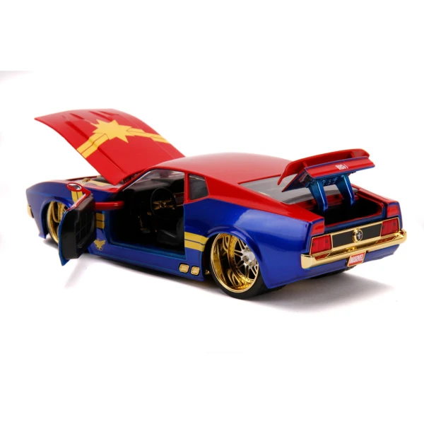 MARVEL CAPTAIN MARVEL ΚΑΙ 1973 FORD MUSTANG MACH 1 1:24