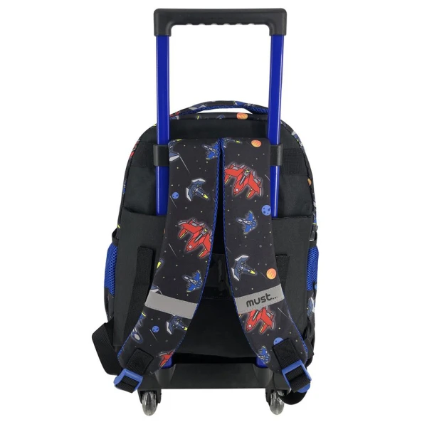 MUST ΤΣΑΝΤΑ ΠΛΑΤΗΣ TROLLEY 34X20X44 εκ. 3 ΘΗΚΕΣ SPACE BATTLE