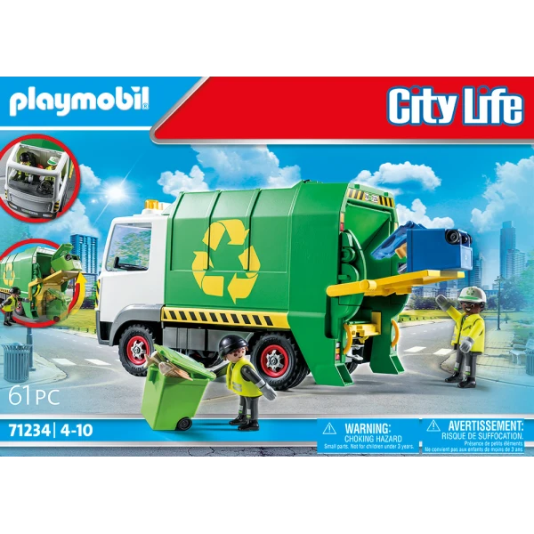 PLAYMOBIL CITY LIFE ΟΧΗΜΑ ΣΥΛΛΟΓΗΣ ΑΝΑΚΥΚΛΟΥΜΕΝΩΝ ΑΠΟΡΡΙΜΑΤΩΝ