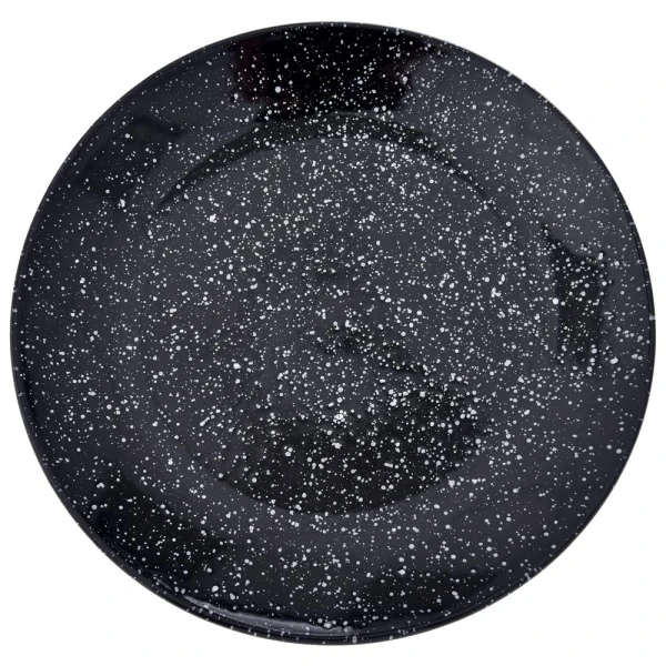  CERAMIC DINNER PLATE D 27 CM BLACK