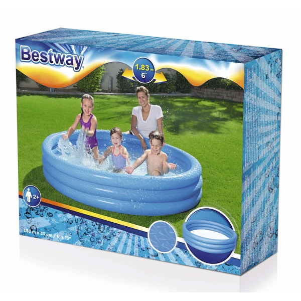 BESTWAY ΠΙΣΙΝΑ 183X33 cm ΜΟΝΟΧΡΩΜΗ ΜΠΛΕ