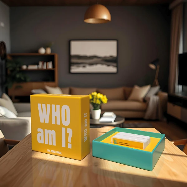 AS GAMES ΕΠΙΤΡΑΠΕΖΙΟ ΠΑΙΧΝΙΔΙ GIFT GAMES WHO AM I? ΓΙΑ ΗΛΙΚΙΕΣ 15+ ΧΡΟΝΩΝ ΚΑΙ 3-6 ΠΑΙΚΤΕΣ