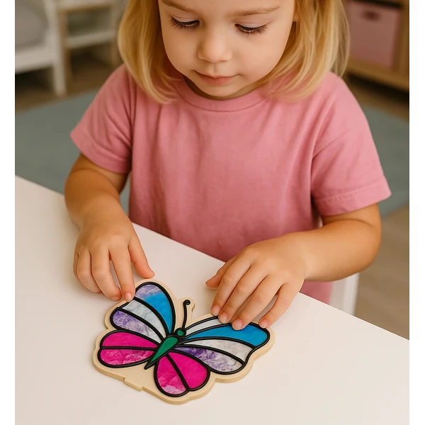 SPLAT PLANET MESS-FREE PAINT KIT WITH CLAY BUTTERFLIES