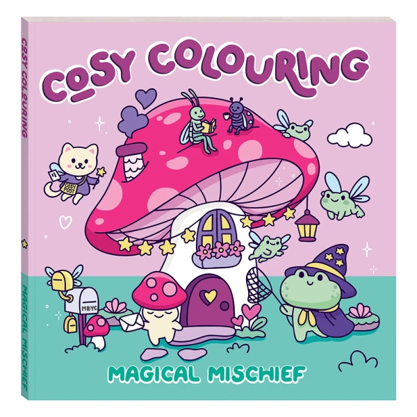 ART MAKER COSY COLOURING BOOK MAGIC MISCHIEF