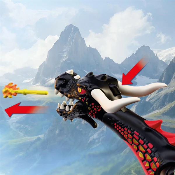 PLAYMOBIL KNIGHTS ΜΑΥΡΟΣ ΔΡΑΚΟΣ ΚΑΙ ΙΠΠΟΤΗΣ