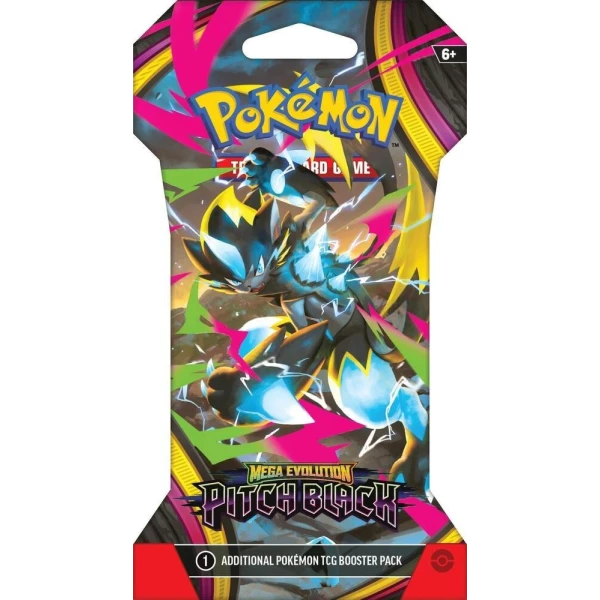 POKEMON TCG MEGA EVOLUTION: PITCH BLACK - SLEEVED BOOSTER