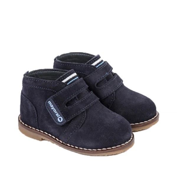 MAYORAL  DESERT BOOTS LEATHER NAVY BLUE
