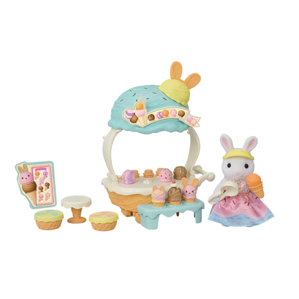 THE SYLVANIAN FAMILIES ICE CREAM CART PLAYSET
