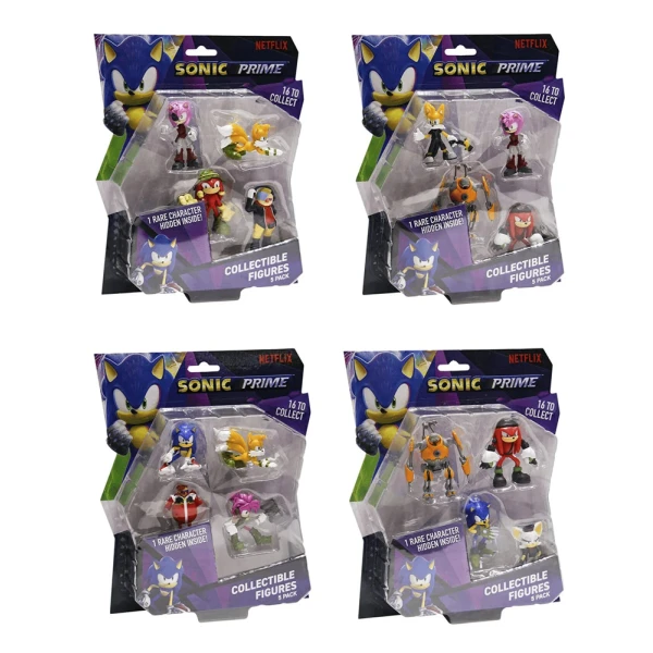P.M.I. SONIC PRIME ΣΥΛΛΕΚΤΙΚΕΣ ΦΙΓΟΥΡΕΣ 6,5 εκ. 5PACK - 4 ΣΧΕΔΙΑ