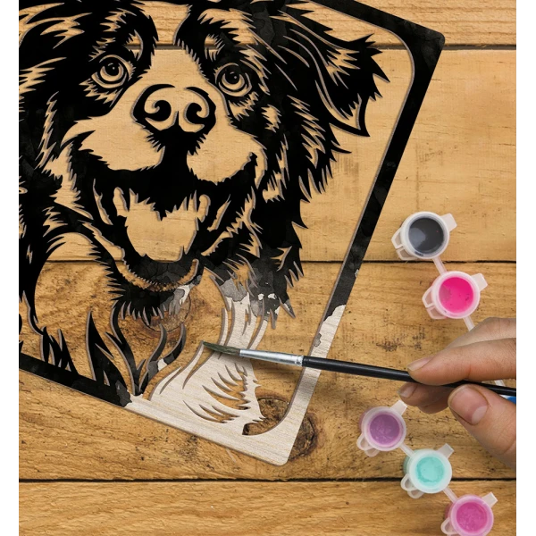 SPLAT PLANET ΞΥΛΙΝΟ ΣΕΤ ΖΩΓΡΑΦΙΚΗΣ DOG