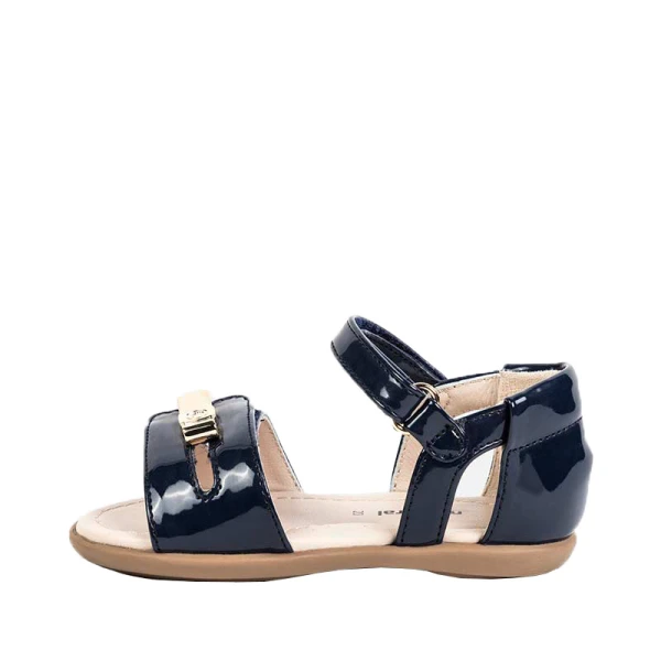MAYORAL SANDALS PATENT LEATHER NAVY BLUE