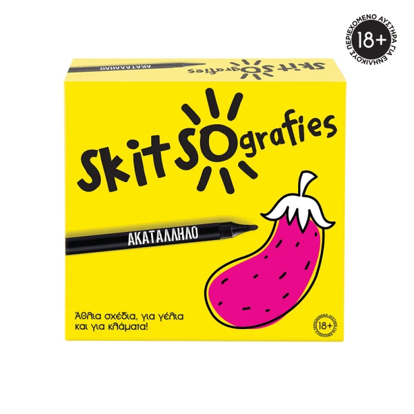 AS GAMES BOARD GAME SKITSOGRAFIES  INAPPROPRIATE - FOR AGES 18+ AND 3-6 PLAYERS