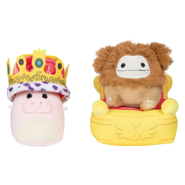 MICROMALLOWS - PLAY SET OF 4 PLUSH TOYS 6cm SQUISHMALLOWS & ACCESSORIES - PARADE FLOAT