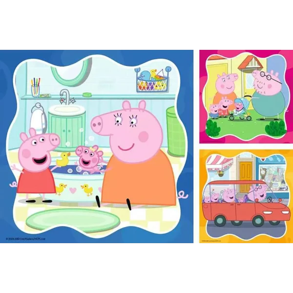 RAVENSBURGER ΠΑΖΛ 3X49 τεμ. PEPPA PIG