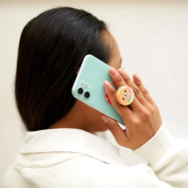 SQUISHMALLOWS UNIVERSAL PHONE GRIP & ΒΑΣΗ ΣΤΗΡΙΞΗΣ - LEONARD THE LION