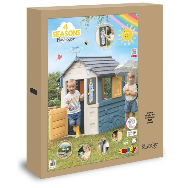 SMOBY ΣΠΙΤΑΚΙ ΚΗΠΟΥ 4 SEASONS PLAYHOUSE