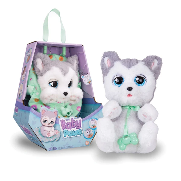 BABY PAWS PLUSH INTERACTIVE HUSKY PUPPY 