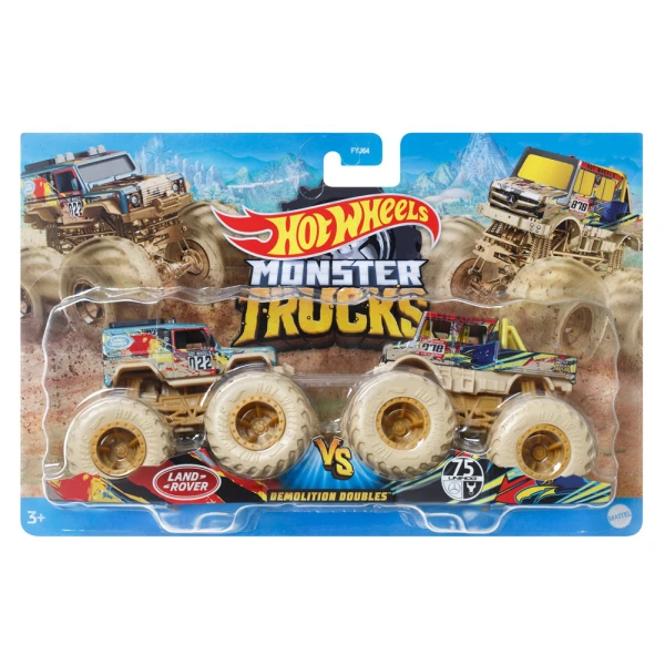 HOT WHEELS MONSTER TRUCKS SET OF 2 - VARIOUS DESIGNS
