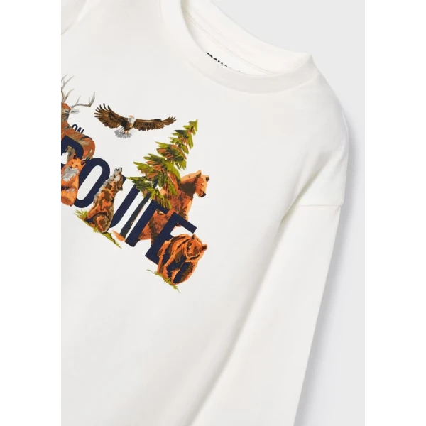 MAYORAL BLOUSE LONG SLEEVES ON ROUTE CREAM