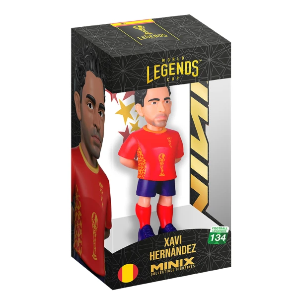 MINIX LEGENDS WORLD CUP ΙΣΠΑΝΙΑ ΦΙΓΟΥΡΑ 12 cm XAVI HERNANDEZ