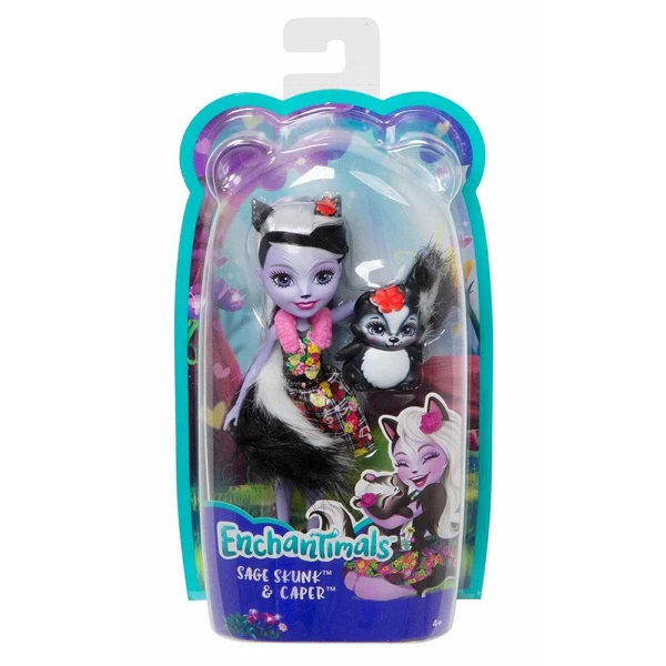 ENCHANTIMALS DOLL & PET FRIEND SAGE SKUNK AND CAPER