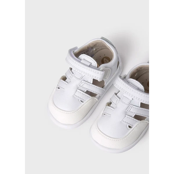 SANDALS CLOSED BARE FOOT WHITE
