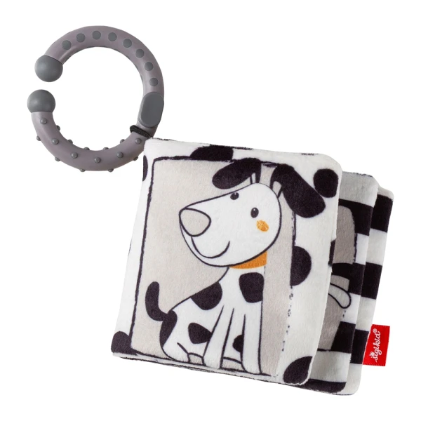 SIGIKID CLOTH ACTIVITY BOOK DALMATIAN DOG WITH HOOP