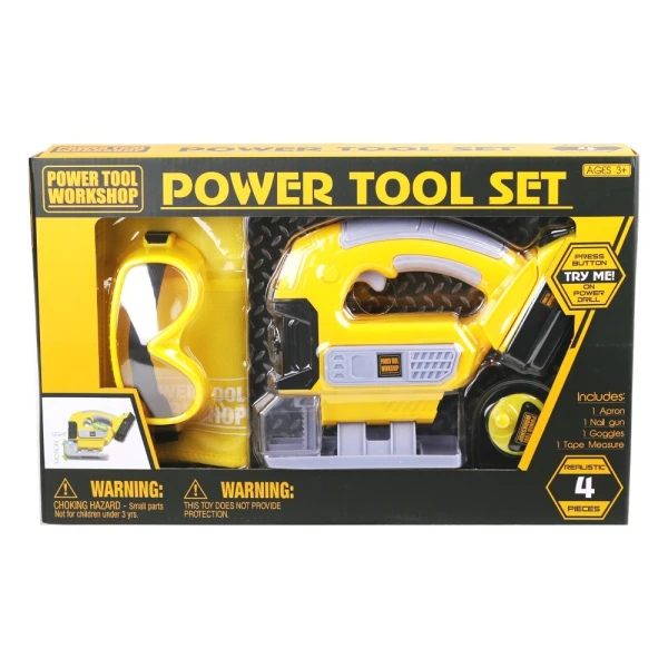 TOOL SET JIGSAW GLASSES MEASURING TAPE