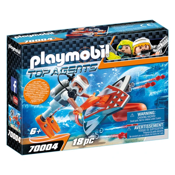 PLAYMOBIL TOP AGENTS ΥΠΟΘΑΛΑΣΣΙΟ ΤΖΕΤ ΤΗΣ SPY TEAM