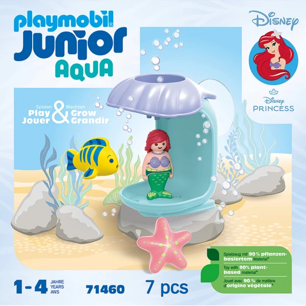 PLAYMOBIL JUNIOR & DISNEY ARIEL\'S SHELL SHOWER