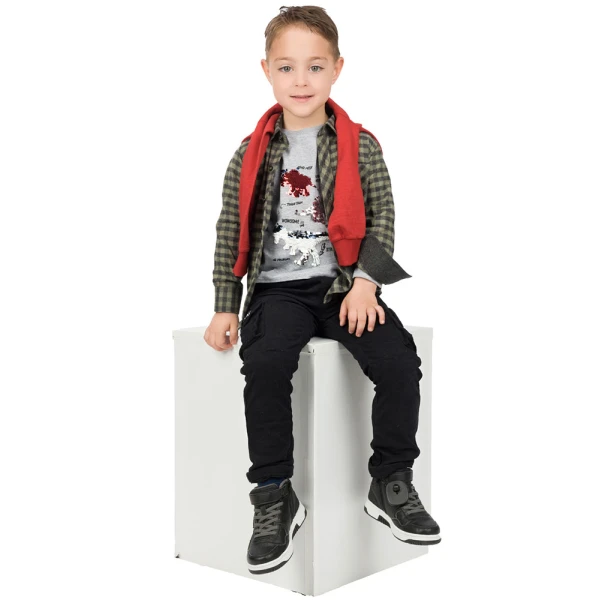 ENERGIERS BOY TROUSERS BEBE BLACK